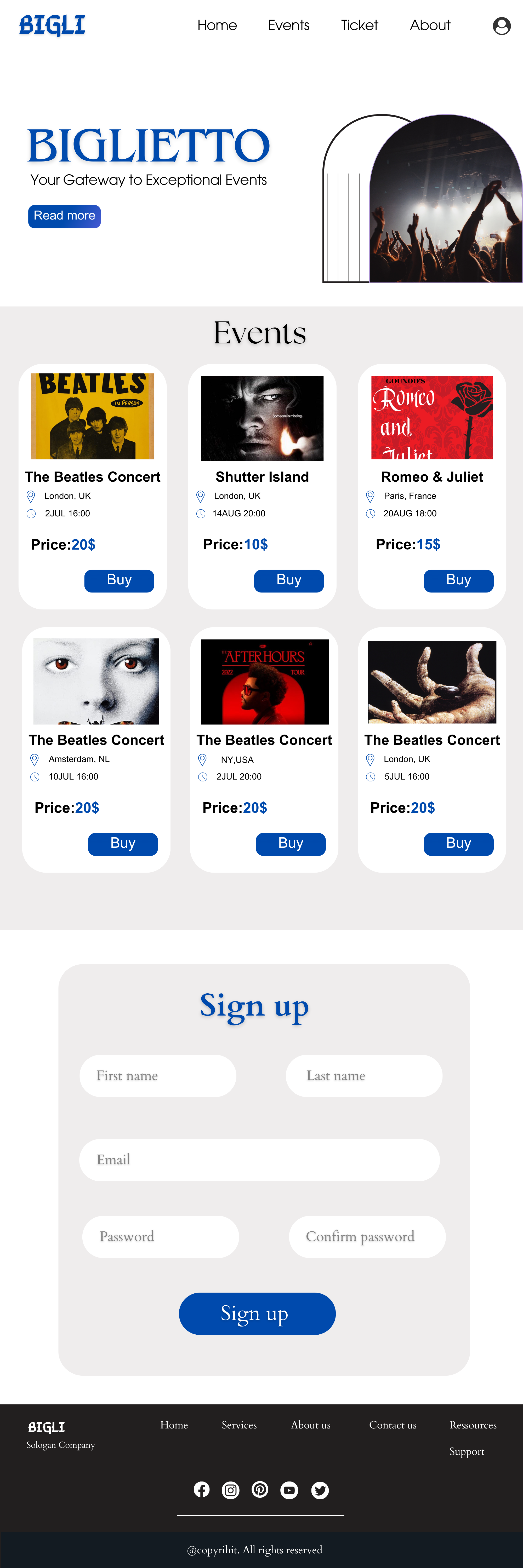 I will design a unique and modern UI UX landing page for website ou mobile application