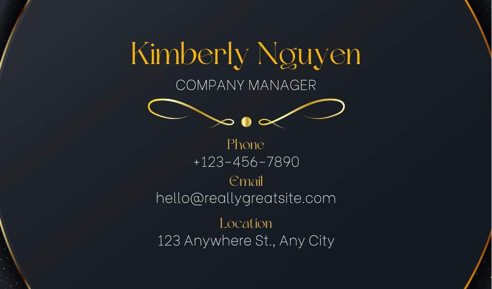 business card ( restaurant, photography, entrepreneur,..)