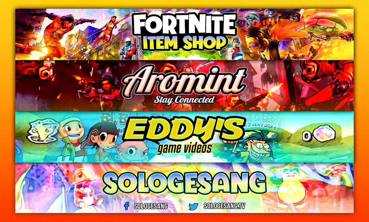 I will design professional Youtube banner for you, Facebook cover, Twitter header & Linkedin