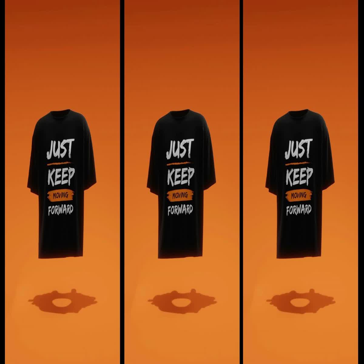 3d animated mockup product especially t shirt