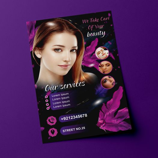 I can design attractive advertising posters for your business and work