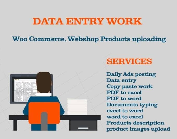 I am top class data entry typist operator 