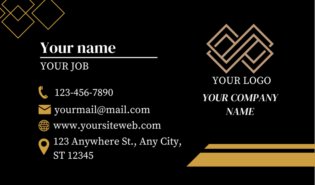 Create your own business card with the design you want now!