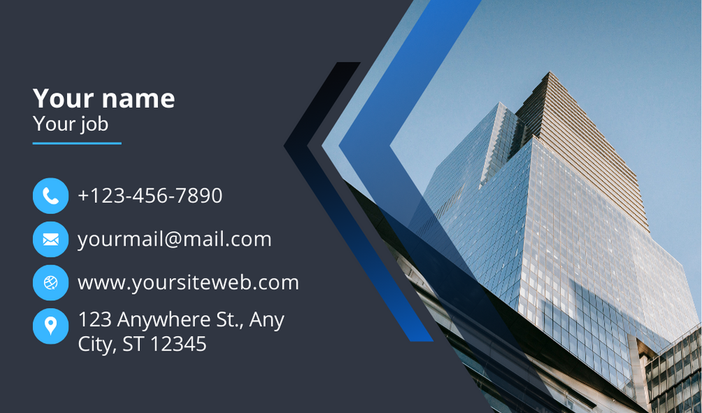 Create your own business card with the design you want now!