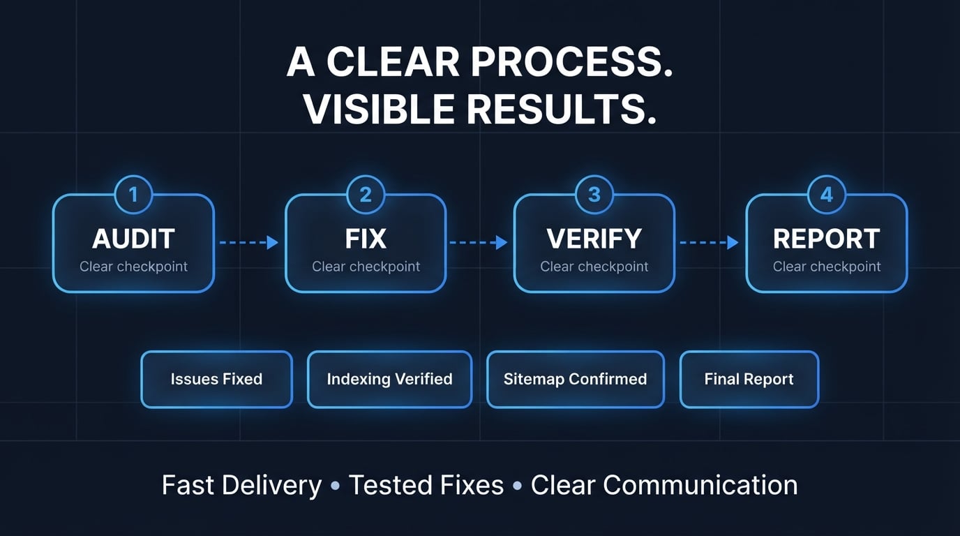 Fix Google Indexing Problem & Technical SEO Issues 
