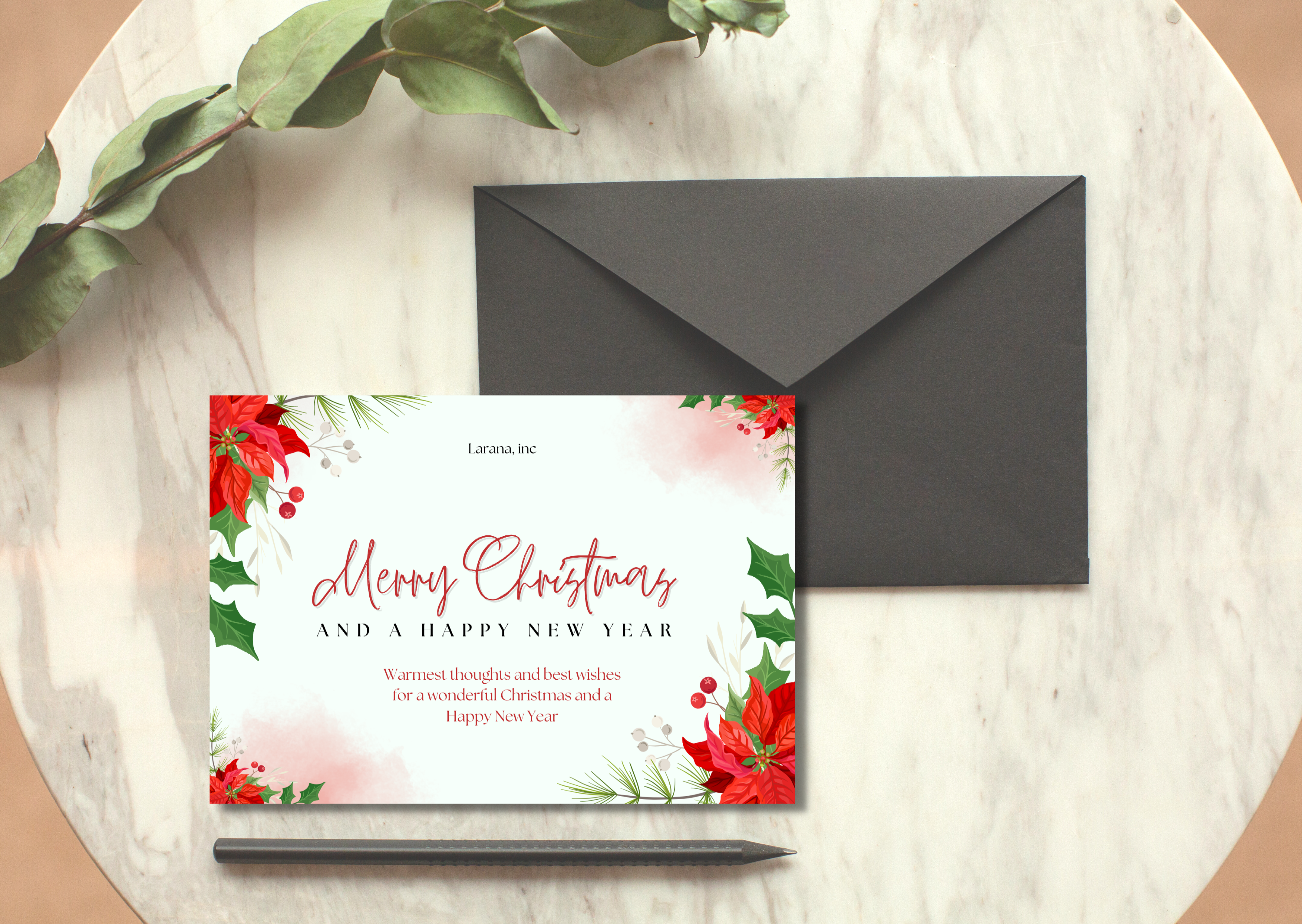 Customize Christmas & New Year Greeting Cards, Invitations and Sale Flyers