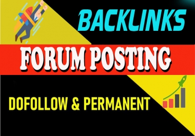 I Will Generate 50 Forum Posting Backlinks From High DA Websites