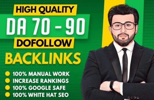 Get 13 High DA70 + to DA99 Guest Post SEO do follow Backlinks