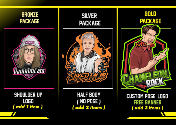 I will design youtube, gaming twitch, mascot and avatar logo free of cost.