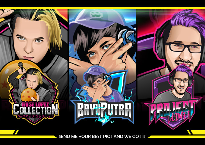 I will design youtube, gaming twitch, mascot and avatar logo free of cost.