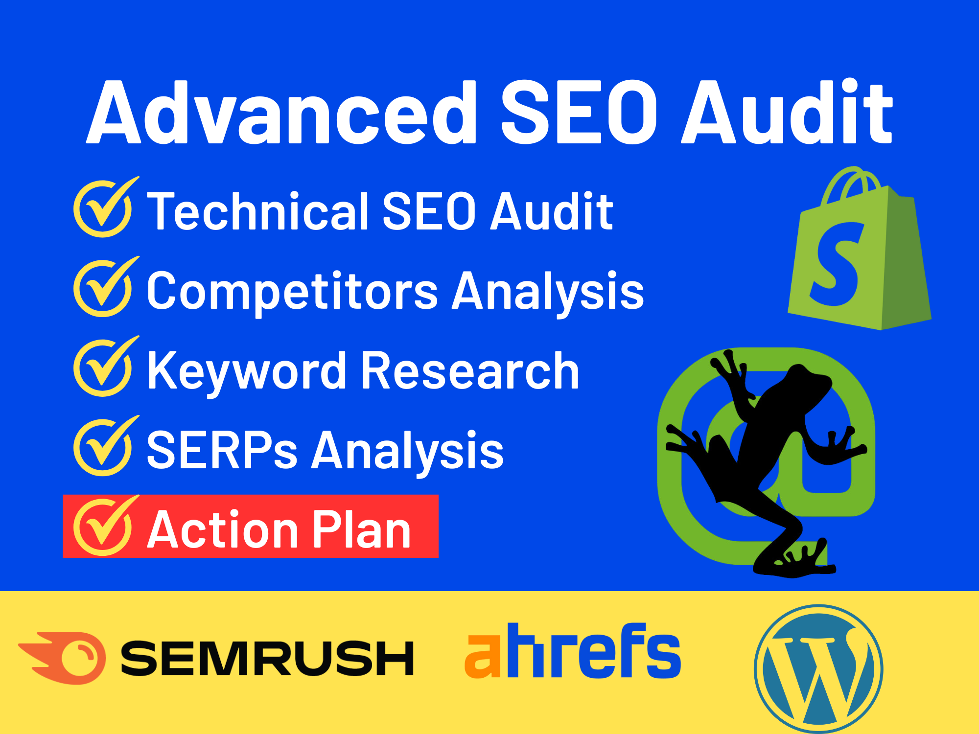 Advanced SEO audit, competitor analysis and keyword research