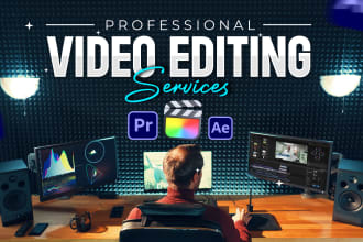 I will do creative video editing for your business an...