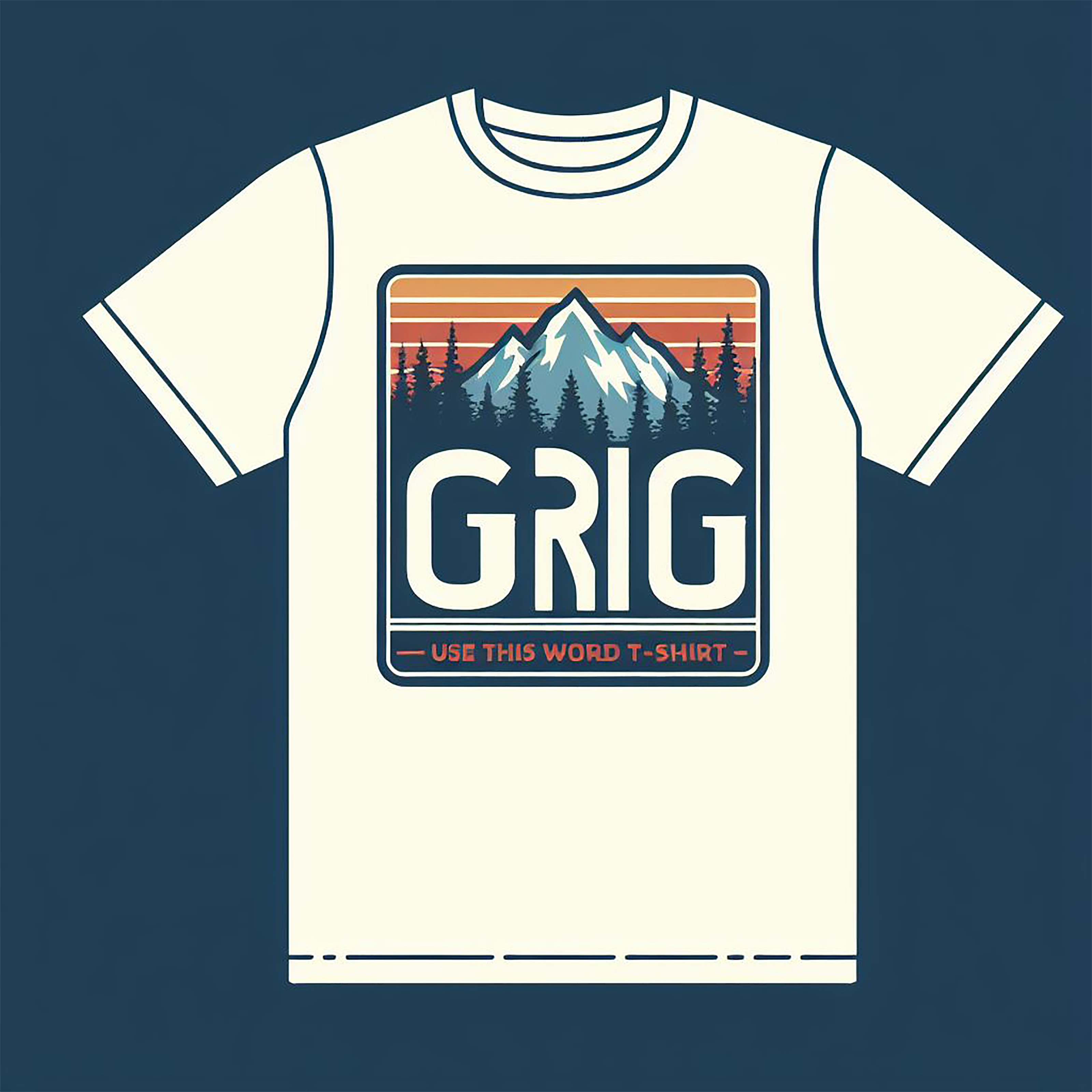 I will create minimalist typography t shirt design with custom t shirt