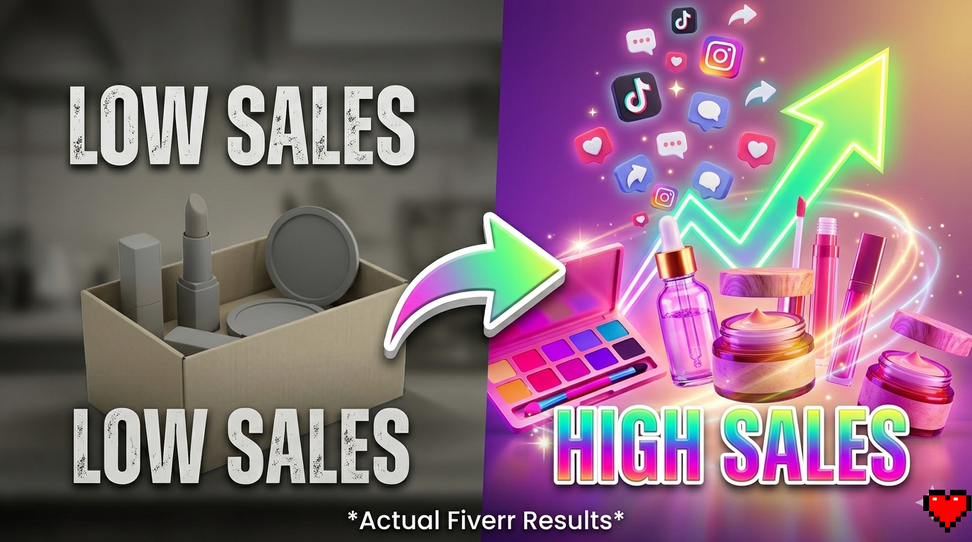 I will create viral TikTok ads for beauty products that boost sales fast