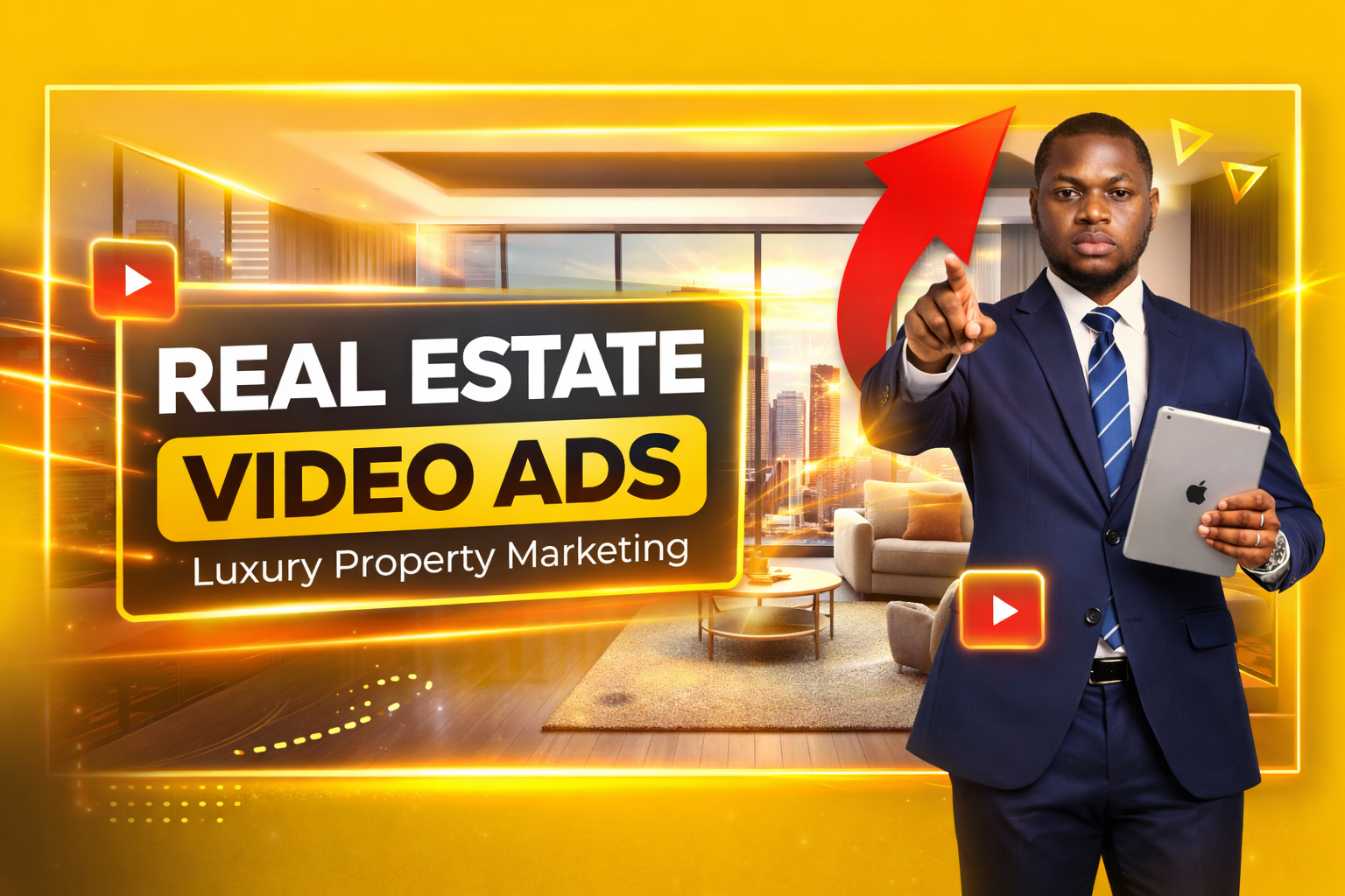 I will create a high converting real estate commercial for luxury property showcase