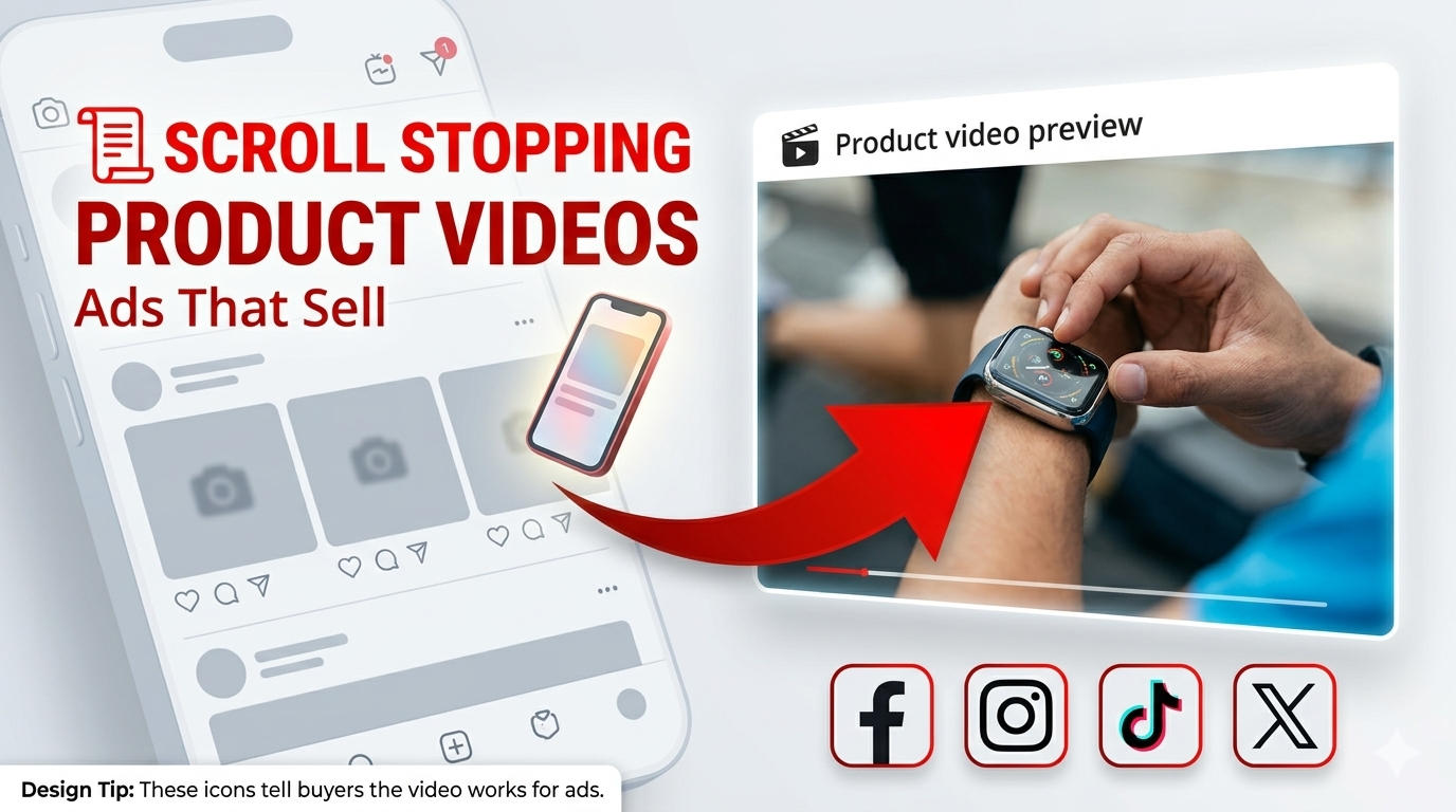 I Will Create High-Converting commercials Ads for Shopify, eBay, Etsy & Drophipping Products