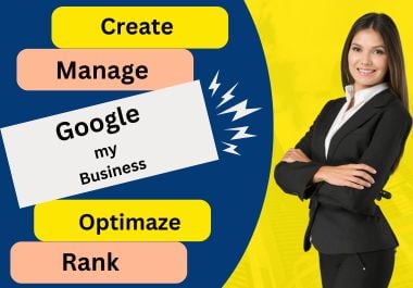 I will create and optimize google my business profile...