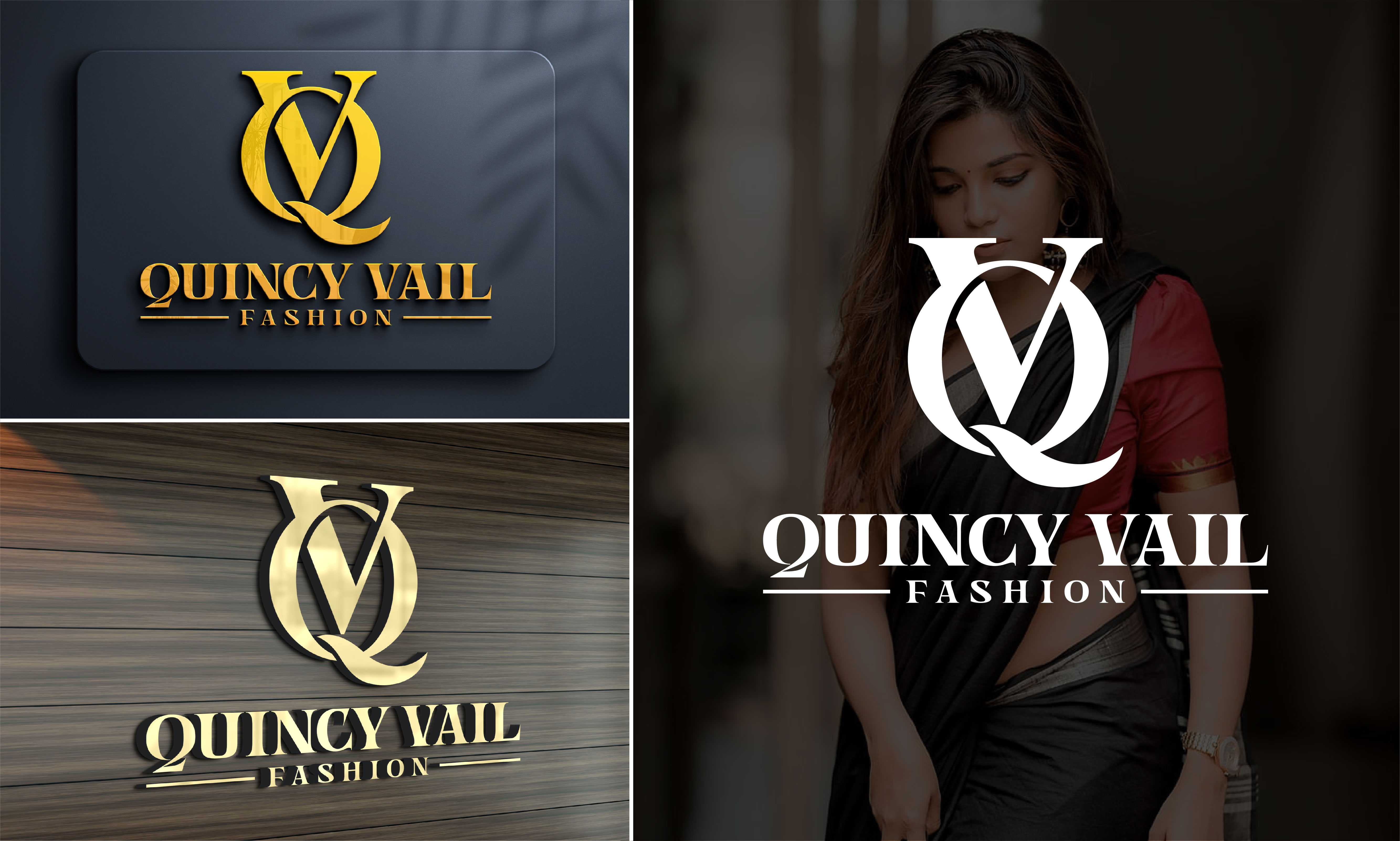 I will do professional clothing brand, monogram logo design