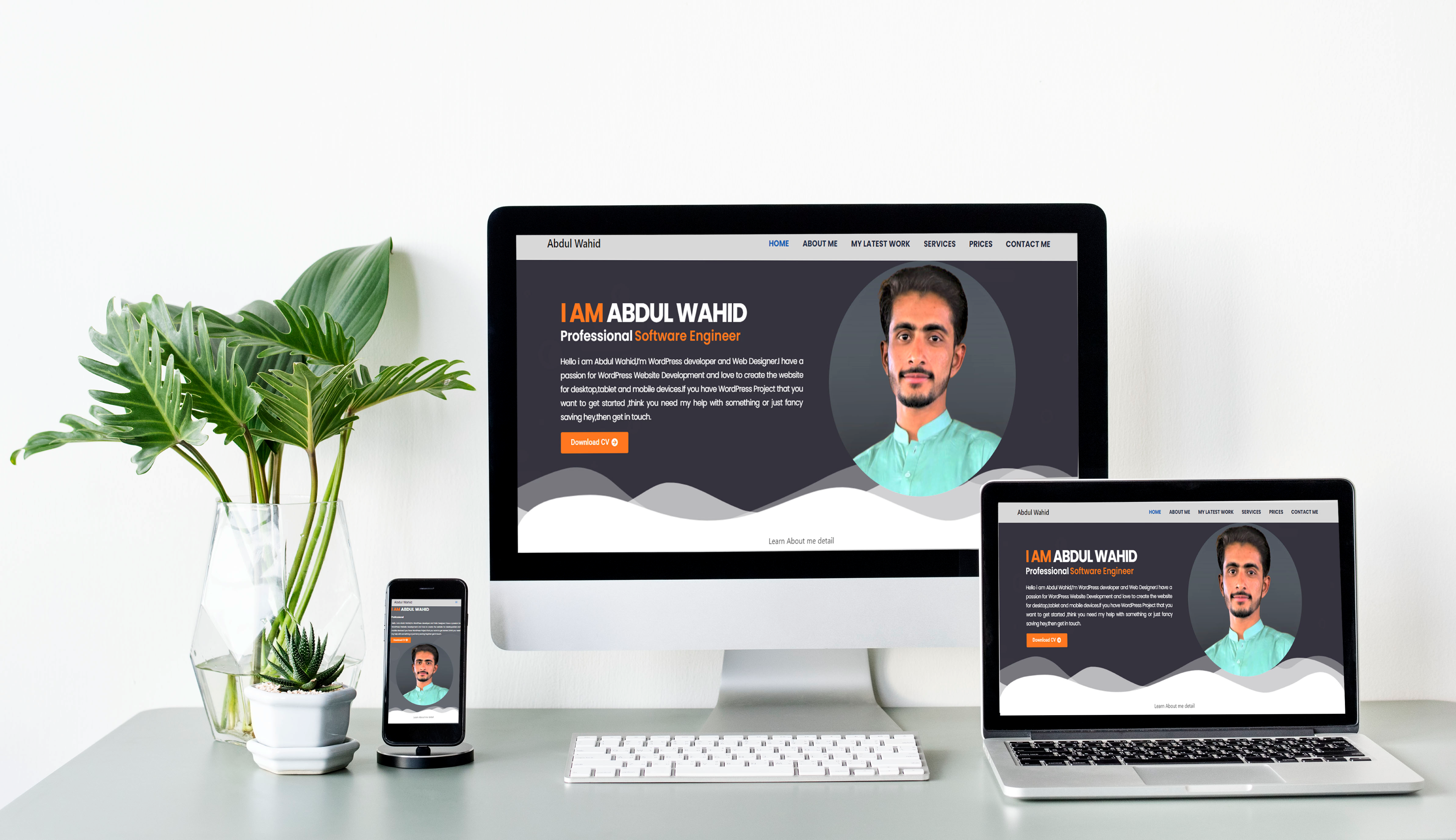 design and develop a clean responsive modern wordpress website for you