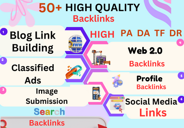 Boost Your SEO Rankings with High Authority and Safe Backlinks - High Quality Backlinks Services