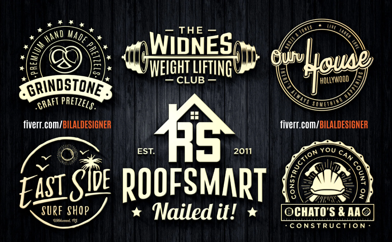 I will do vintage , retro , classic , hipster badge , outdoor or minimalist business logo design