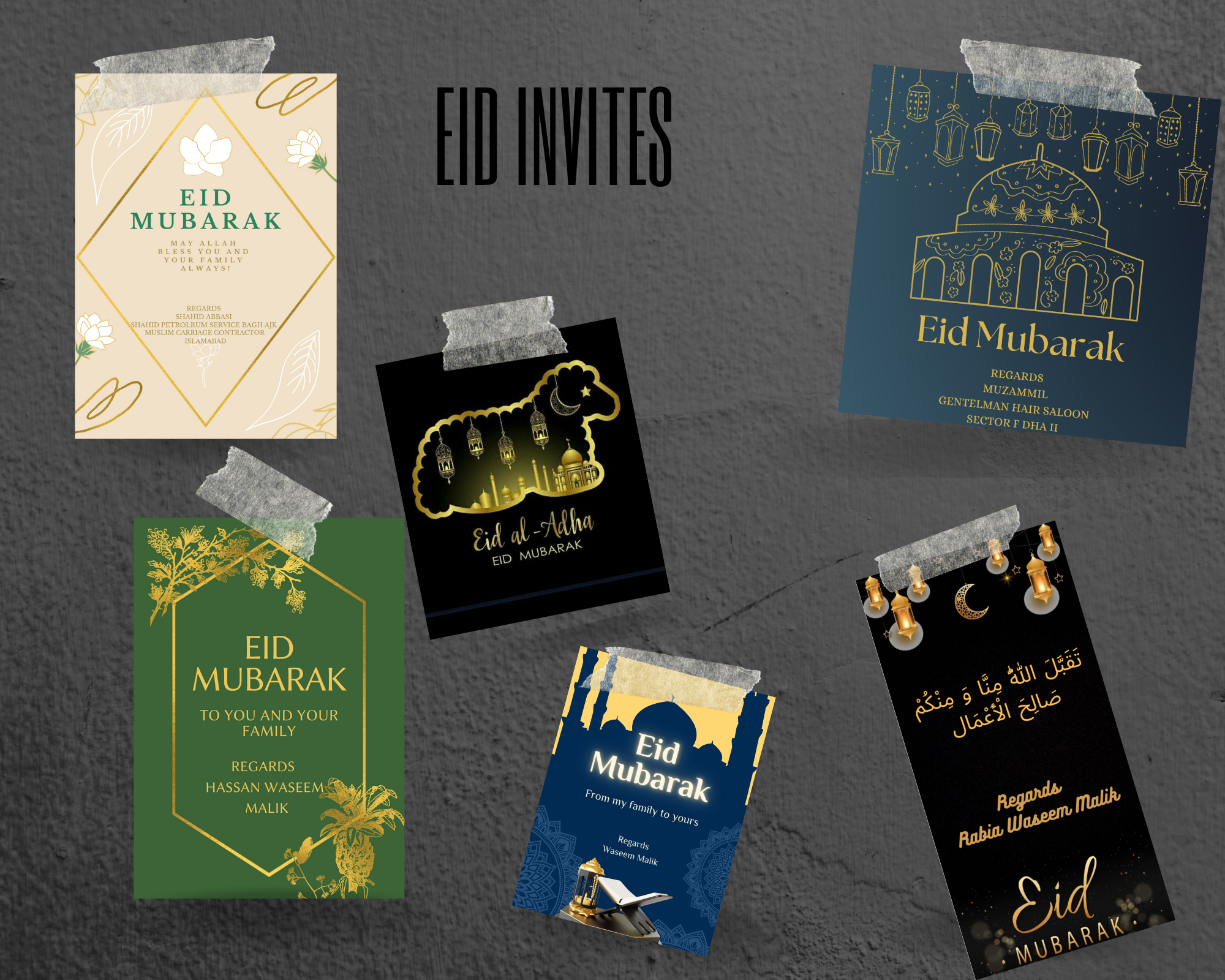 I can make an amazing Menu Card, E invite & any sort of Card for your occasion 