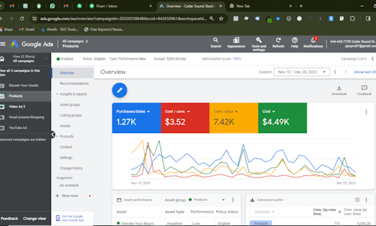 I will setup manage and optimize your google ads ppc campaign 
