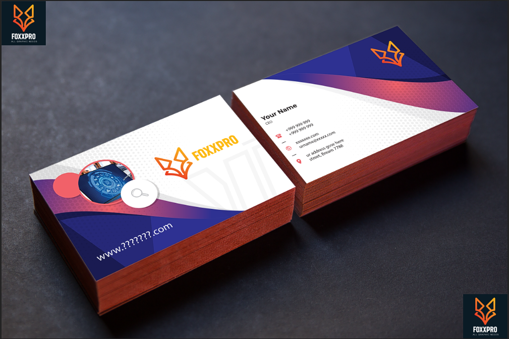 make a professional business card for your company