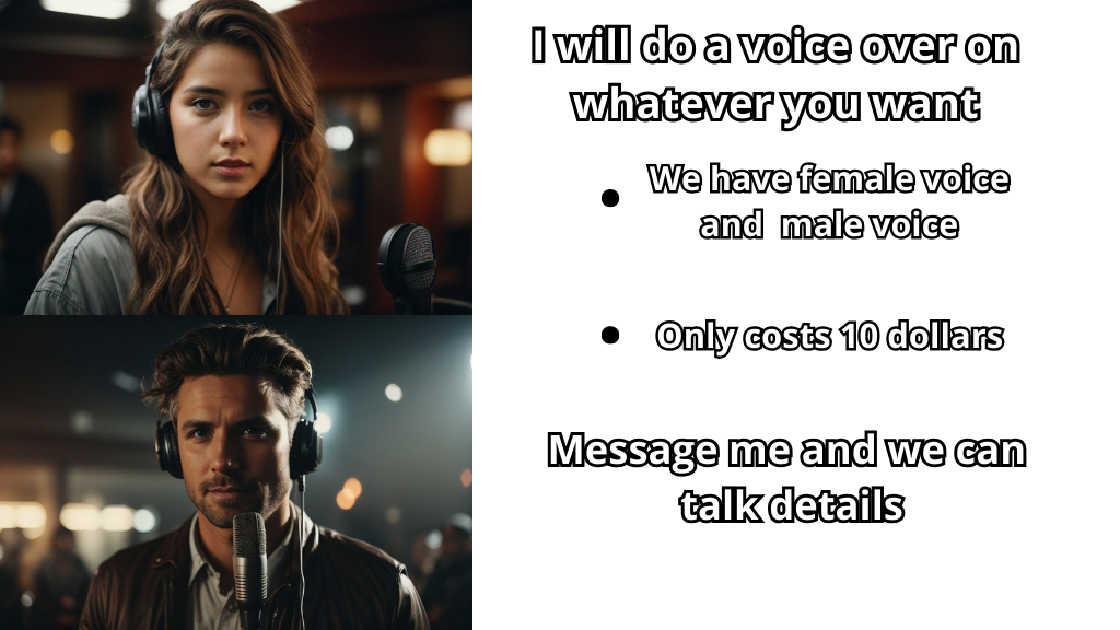 i will deliver professional voice over services for you