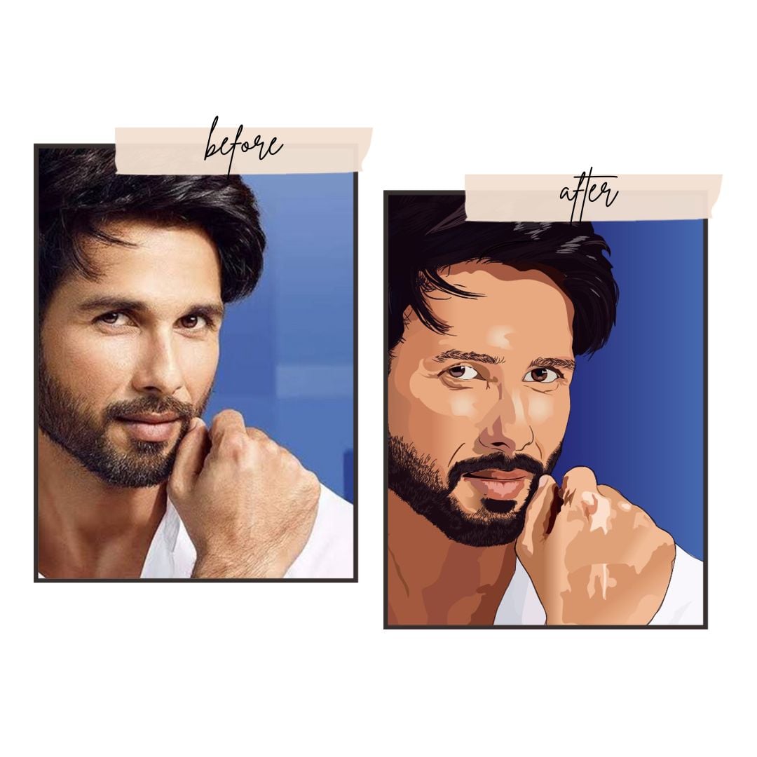 I will draw cartoon vector portrait from your photo