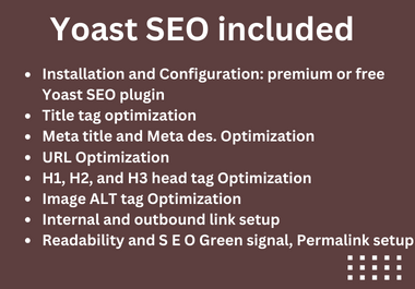 I will do advanced Wordpress on page seo by Yoast or Rank math seo plugin