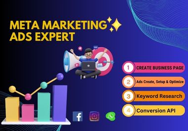 I will setup Meta Marketing Ads, Keyword Research, Pixel Setup, Conversion Api