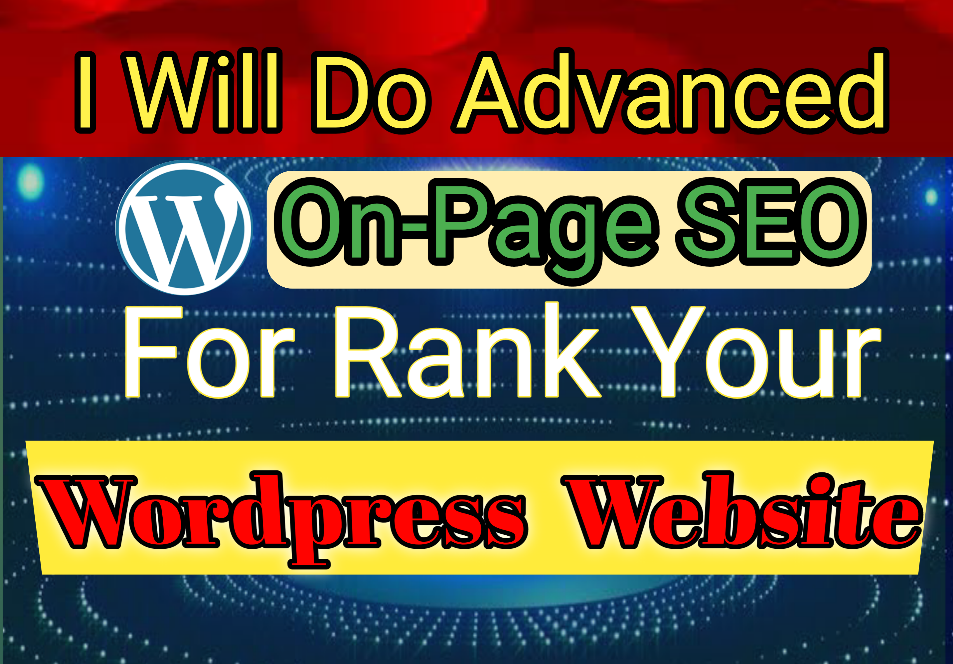 complete advanced wordpress onpage seo with rankmath,yoast or all in seo for rank wordpress website