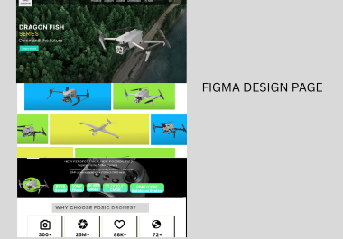 I will design Landing Page UI/UX in Figma