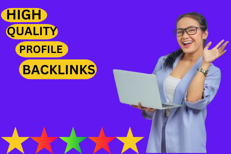 I will do social media profile, profile backlinks, ...