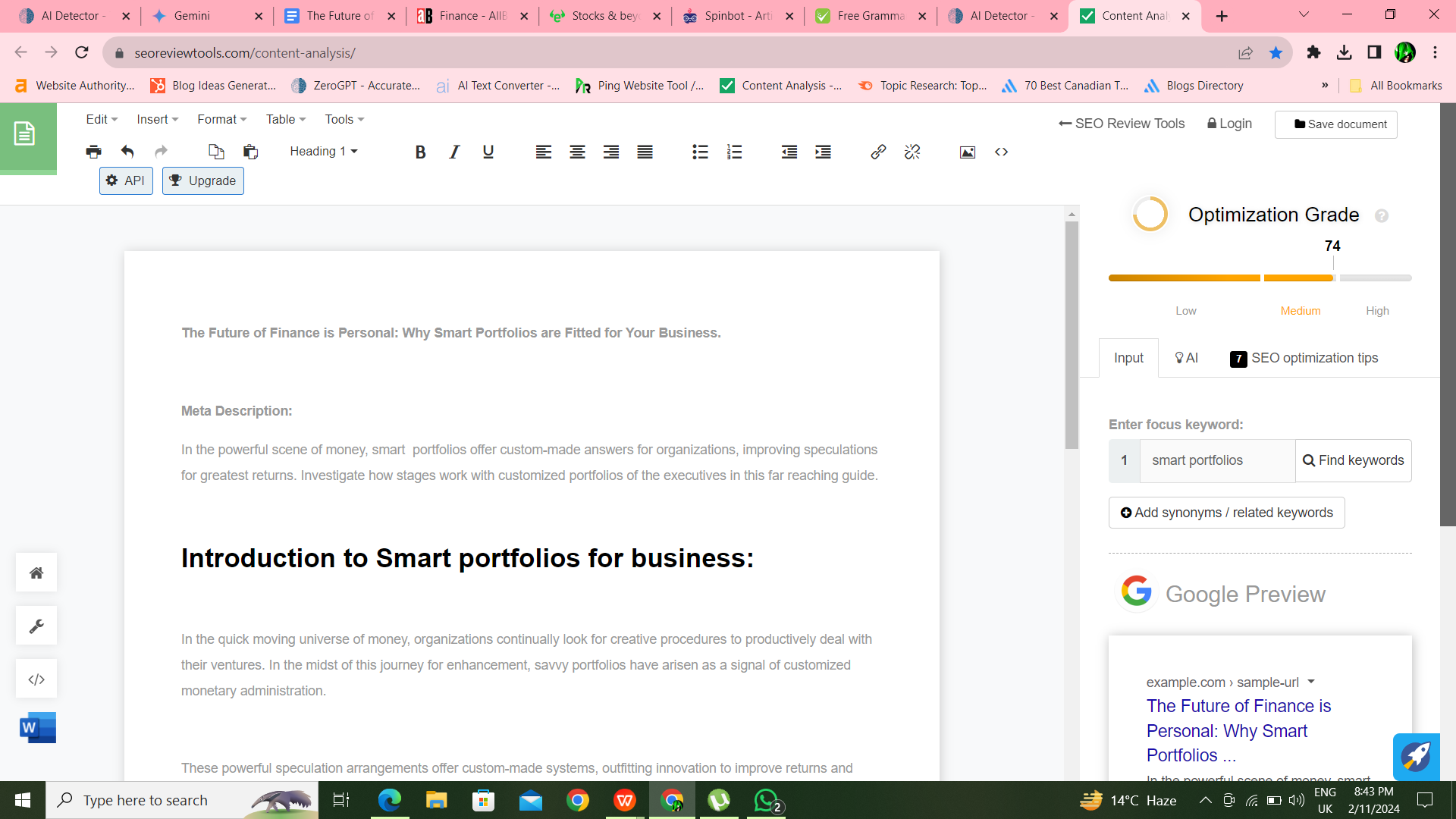 I will write your SEO travel and lifestyle blog or article