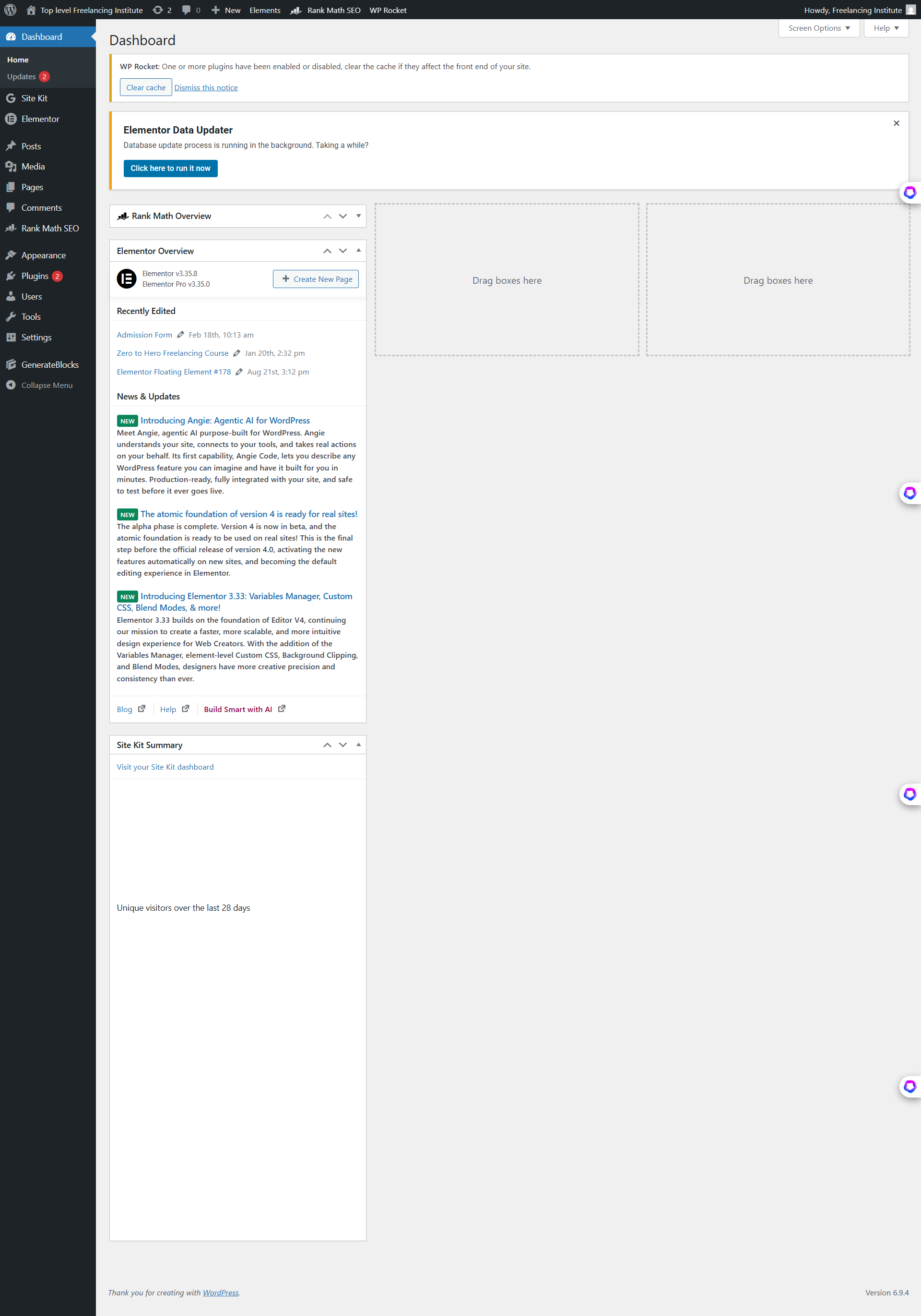 I will install wordpress,setup theme and do customization