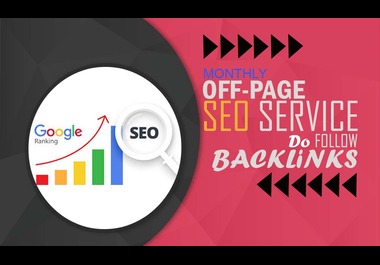 Get off-page SEO service with dofollow backlinks