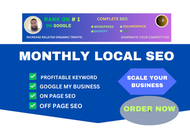 I will do complete SEO service and GMB optimization for top rank on Google 