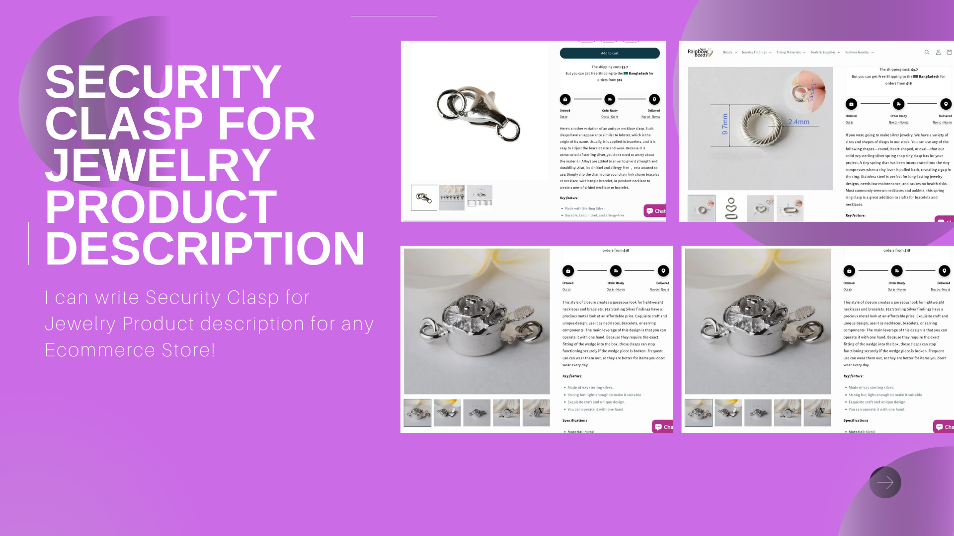 I will write product description with seo