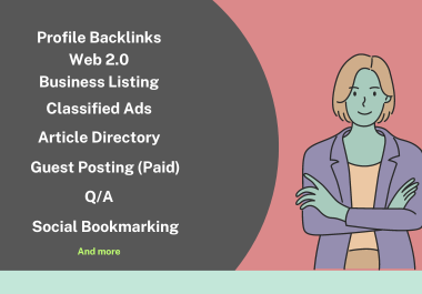 Build high quality backlinks with high DA PA 