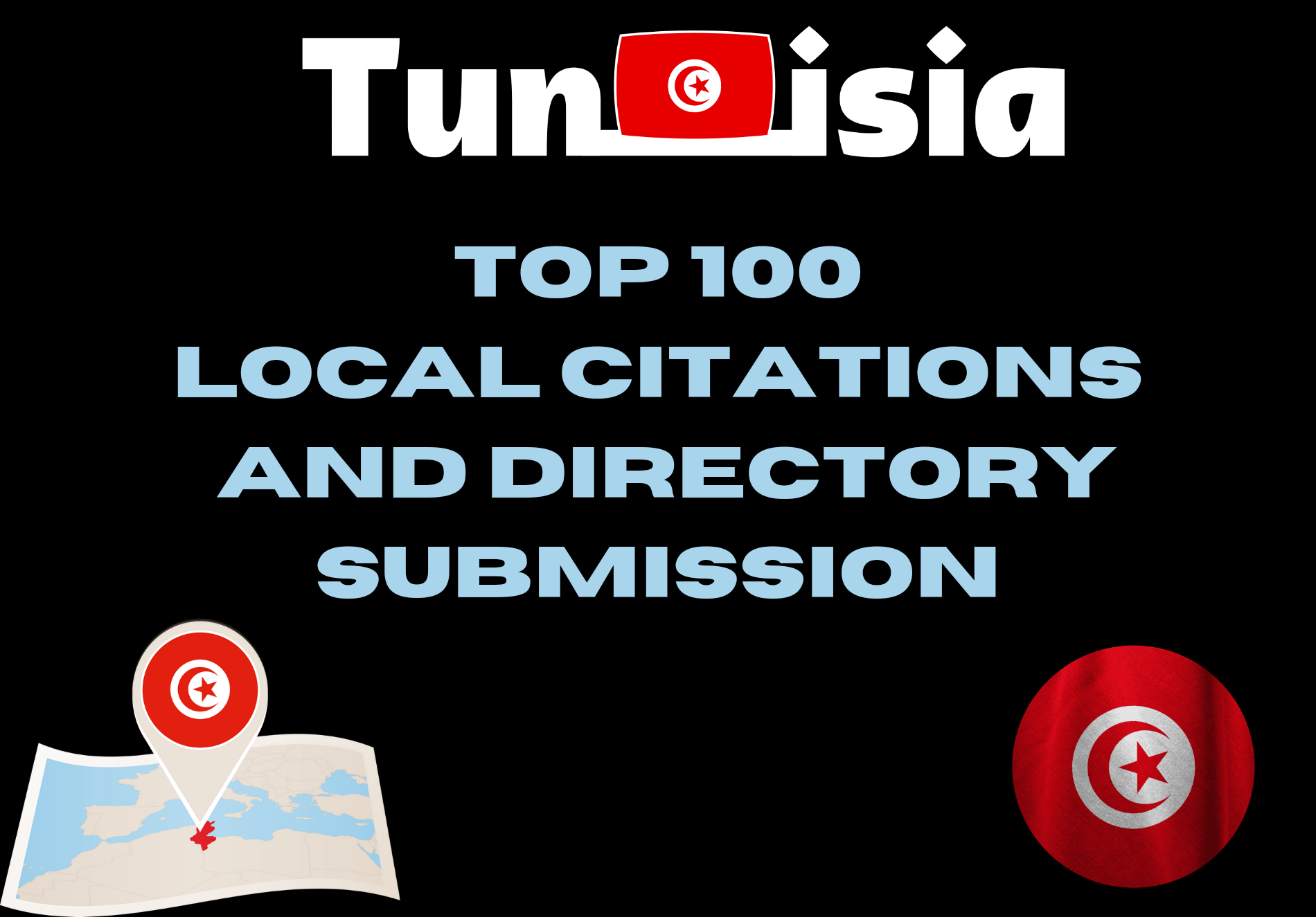 Top 100 Tunisia local citations and directory submission 