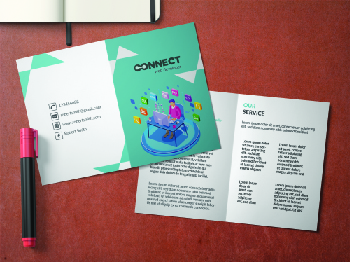 I will design professional bi-fold, tri-fold brochure