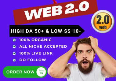 Get Organic & Powerful 220 Web 2.0 Backlinks With...