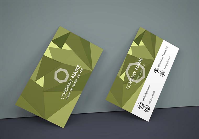 Minimalistic Business card for professionals, doctors and dentists