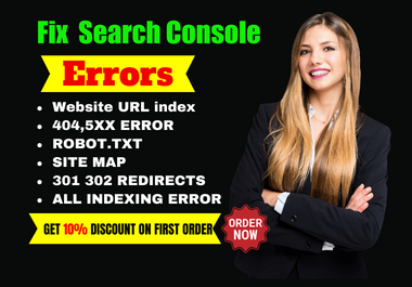 I will fix search console, semrush, ahrefs, or moz, technical SEO errors to rank higher