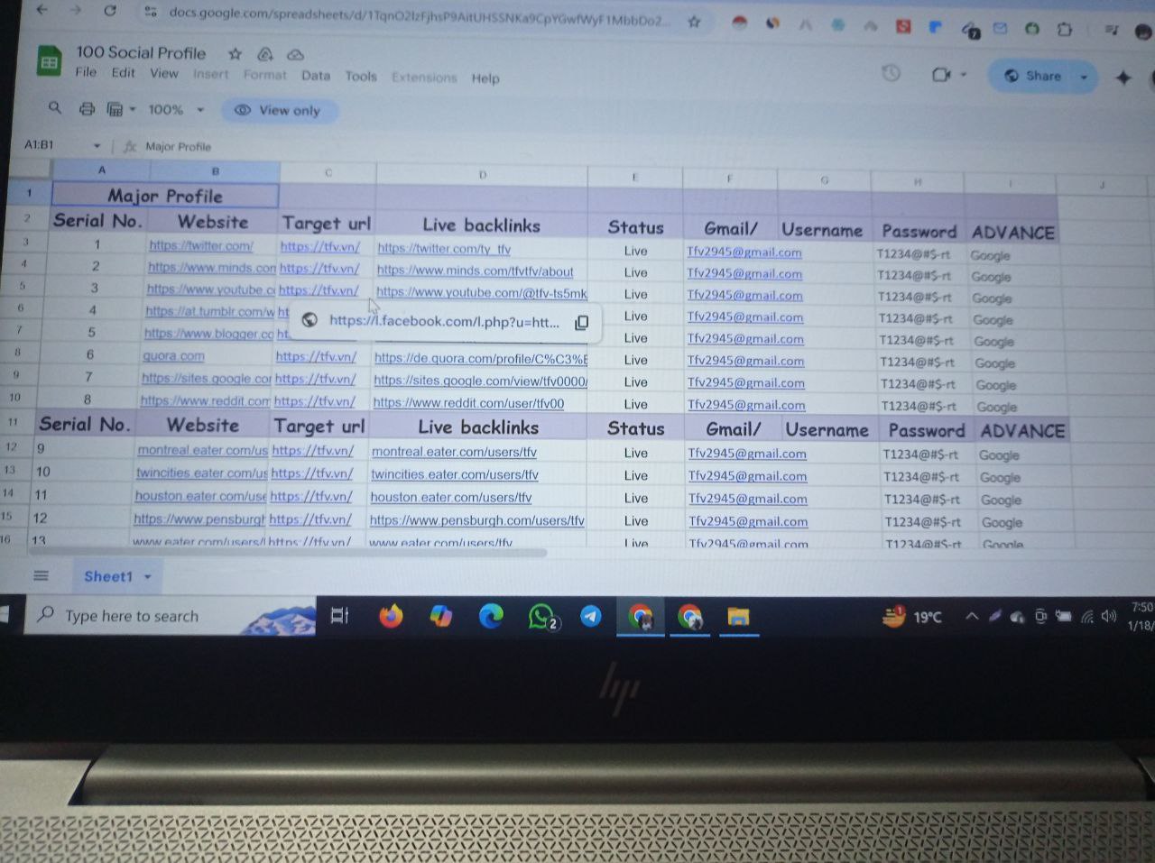 build 30 backlinks to high-authority profiles