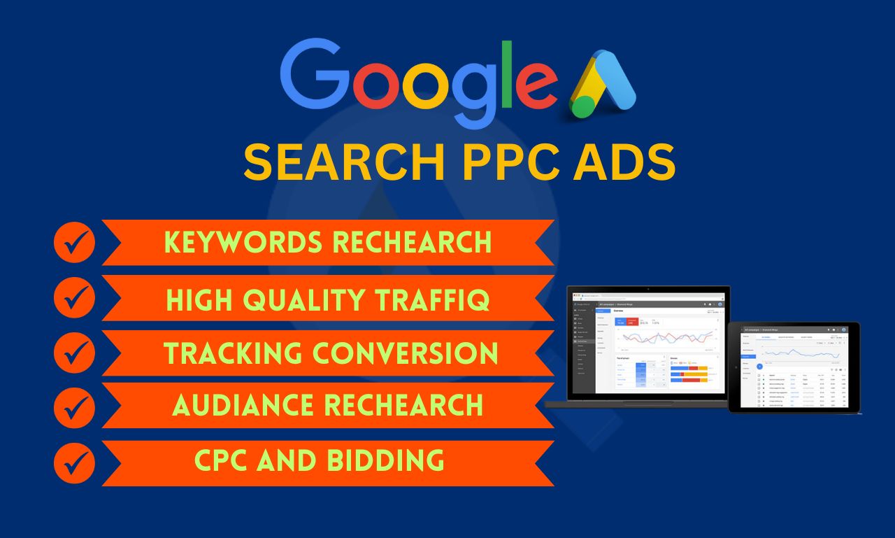 I will create google adwords google ads google search ads ppc campaign