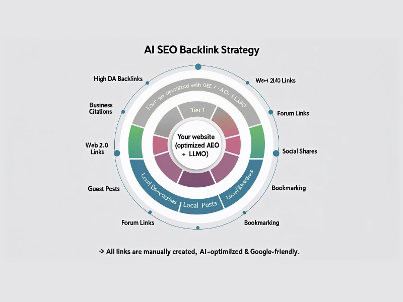 Complete Monthly AI SEO with GEO + AEO + LLMO | On-Page, Off-Page & Stie Optimization