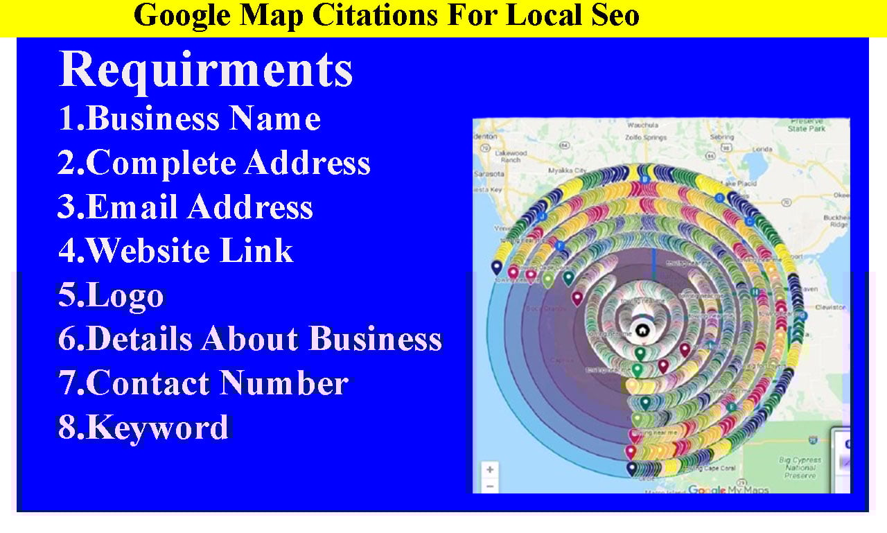 I will do 50,500 google map citation and local SEO